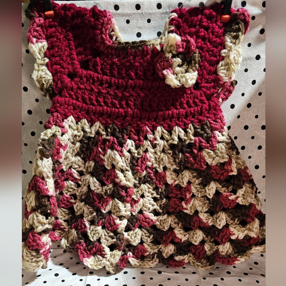 Beautiful Handmade Crocheted Dress